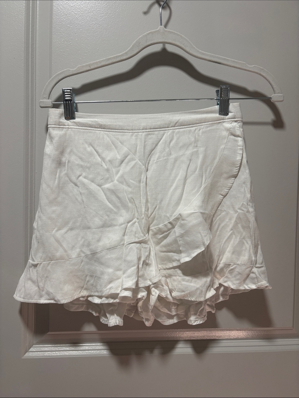 Altar'd State Cream Textured Skirt